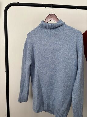 Primark Cozy Light Blue Turtleneck Sweater